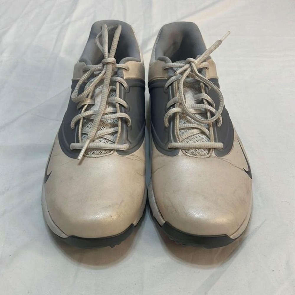 Nike Women's Lunar Saddle White/Wolf Gray Golf‎ Shoes 8 lunar cushion